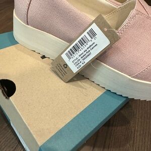 NEW TOMS Alpargata Midform Ballet Pink Shoe size 6.5 NWT